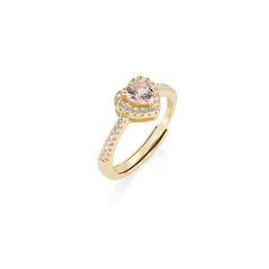 Anneau Amen Femme Dolce cuore in Argent Morganite RTICUGMOZ2 - RTICUGMOZ2